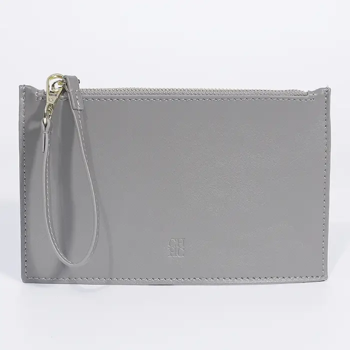 Sac de rangement d'affaires en cuir de marque CH disponible en plusieurs couleurs, petit sac étanche