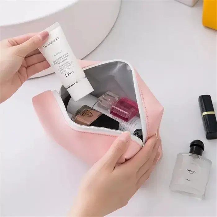 Sac à cosmétiques en cuir PU