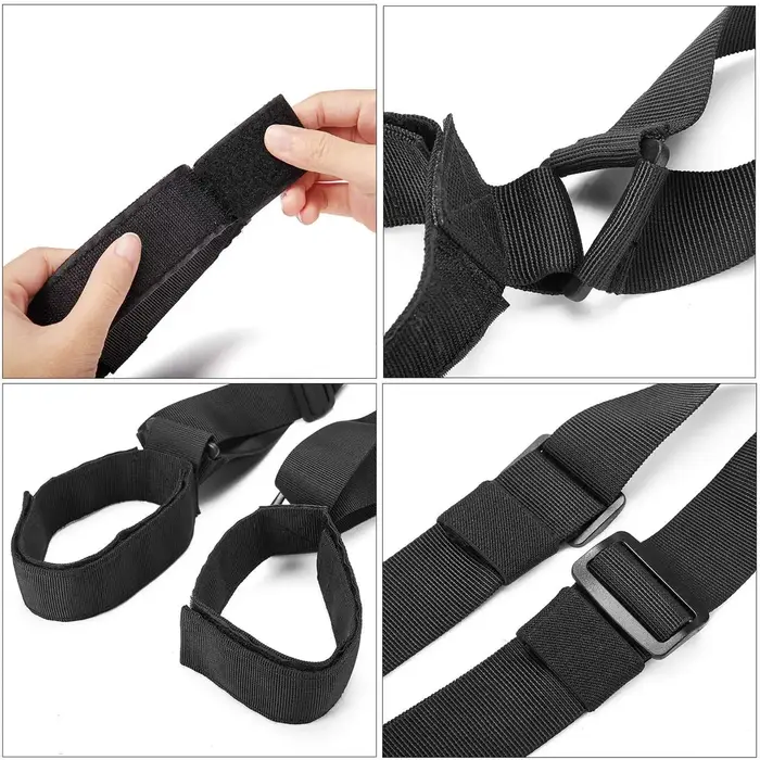 Ski bandoulière réglable sac à dos de Ski transporteur Ski sangle de transport pour hommes femmes et enfants
