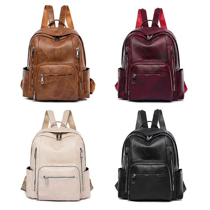 Sac à dos en cuir de haute qualité pour femmes