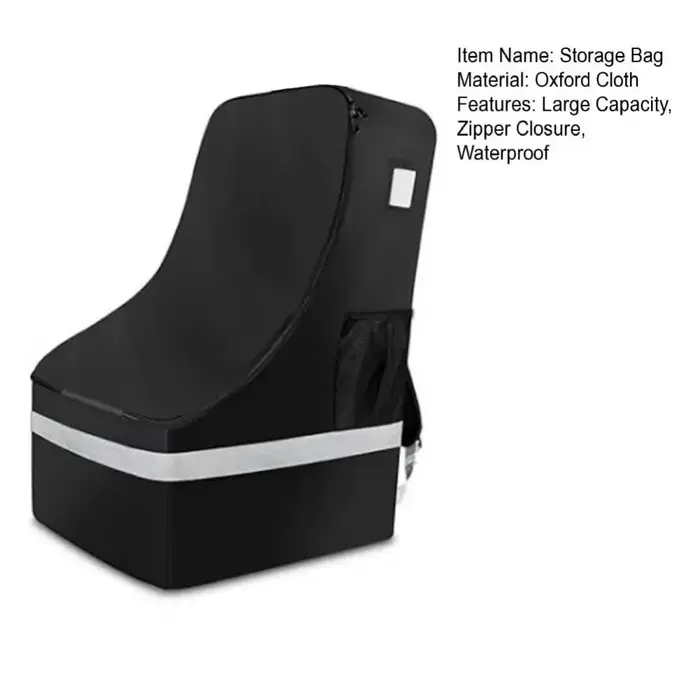 Sac de voyage pliable pour siège auto avec sangles pour sac à dos – Conception résistante à l'eau