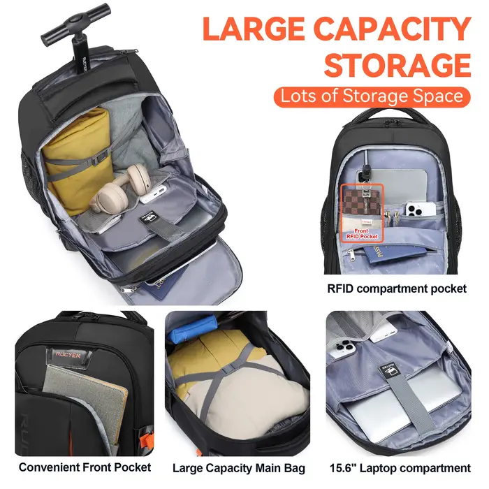 Sac à dos à roulettes pour bagages