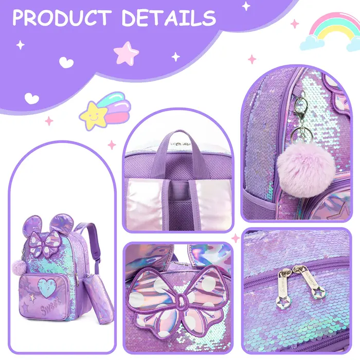 Sac à dos pour filles 16 pouces