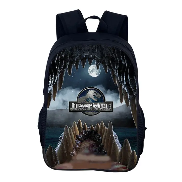 Film j-jurassic World sac à dos sacs d'école garçons et filles sac à dos dinosaure sac à dos à fermeture éclair