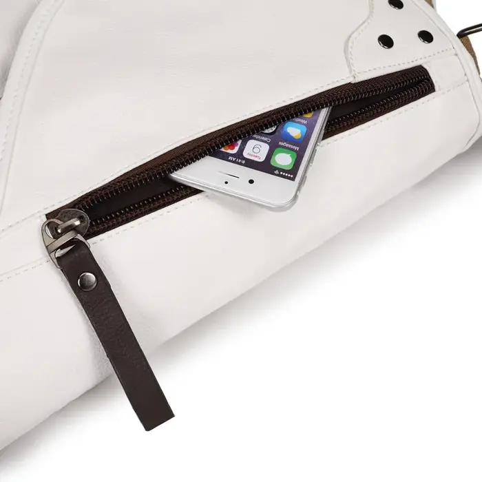 Sac messager en cuir PU pour hommes et femmes