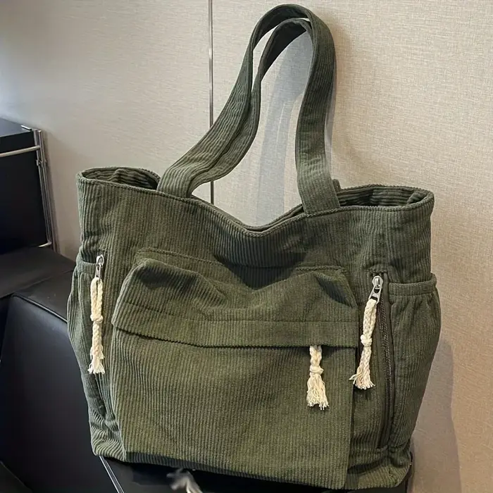 Sac à bandoulière en velours côtelé Travel Master