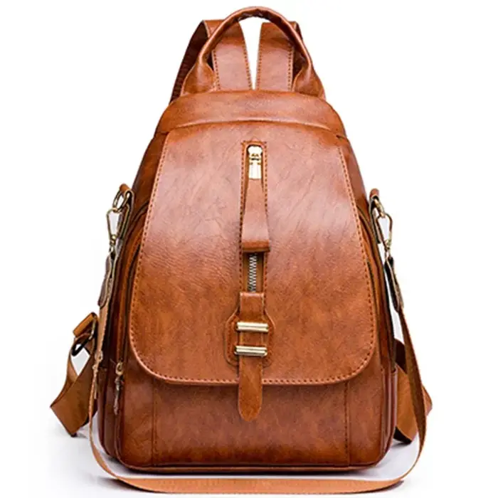 Femmes sacs à dos en cuir sac à bandoulière Vintage femme sac à dos dames voyage sac à dos Mochila