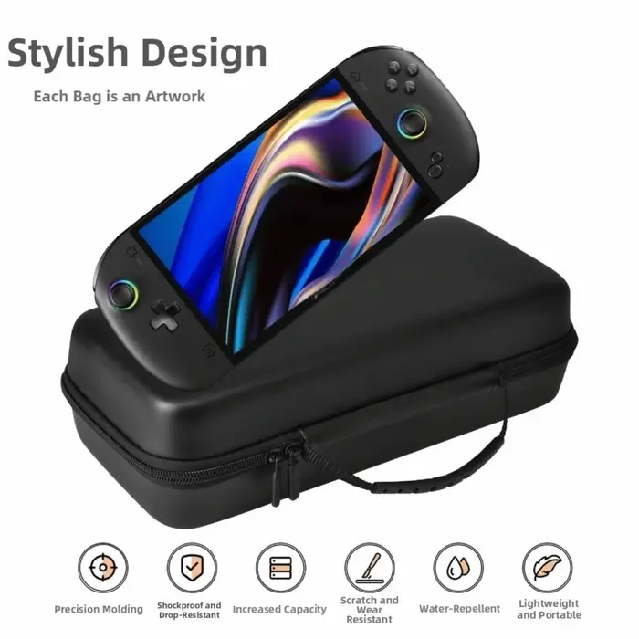 Étui de transport EVA résistant aux chocs, sac de rangement portable, housse de protection étanche pour console de jeu portable OneXPlayer FLY Apex