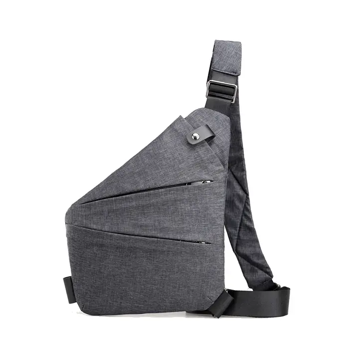 Sacs de poitrine multifonctions Anti-vol, sacs à bandoulière simples pour hommes, sacoche étanche à bandoulière, Sac banane