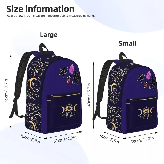 Helluva Boss Stolas dessin animé sac à dos mode sacs à dos femme randonnée impression