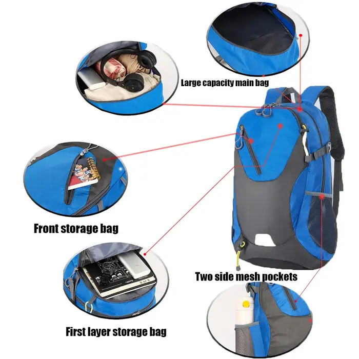 Sac à dos de voyage de grande capacité pour hommes et femmes