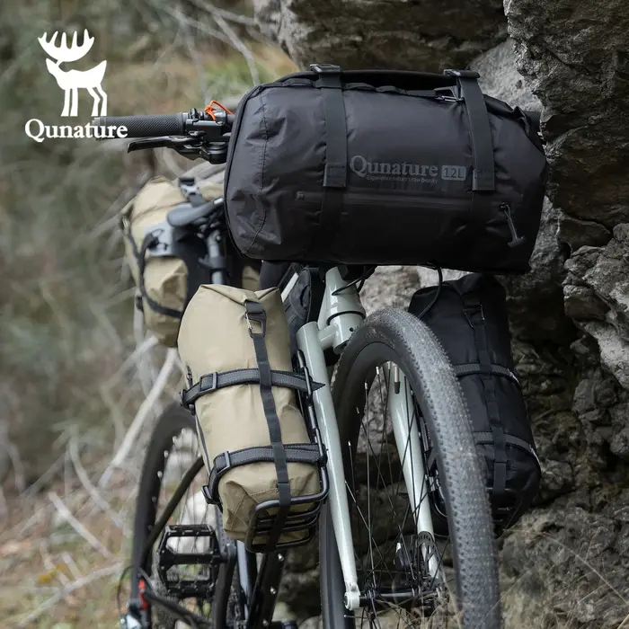 Qunature Bikepacking sac de vélo ultraléger étanche support de rangement de cyclisme sac multifonctionnel voyage sacs