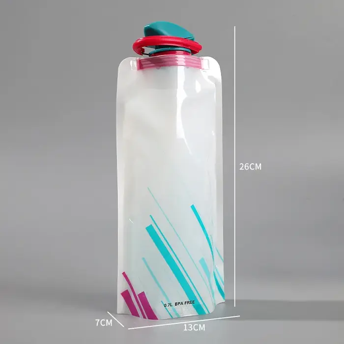 Flcopropriété à eau pliable avec mousqueton