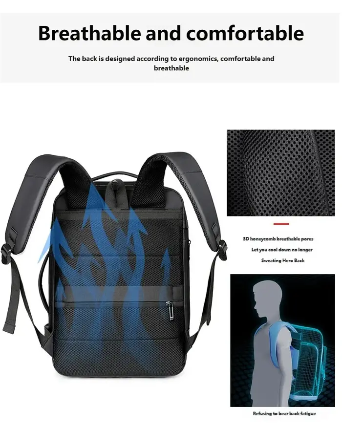 Sac à dos de voyage classique pour hommes