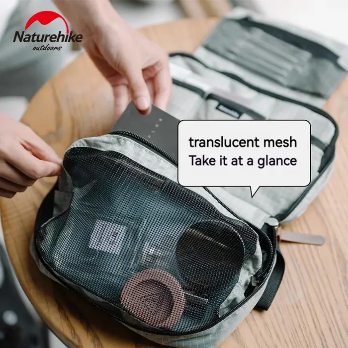 Naturehike Camping randonnée trousse de toilette voyage sac cosmétique plage piscine surf Portable grande capacité transporter sac étanche