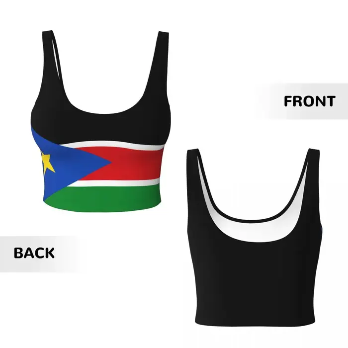 Gilet de sport pour femmes, imprimé drapeau du sud du sud, activités, gilet de Yoga, d'entraînement, léger, tendance, 2026