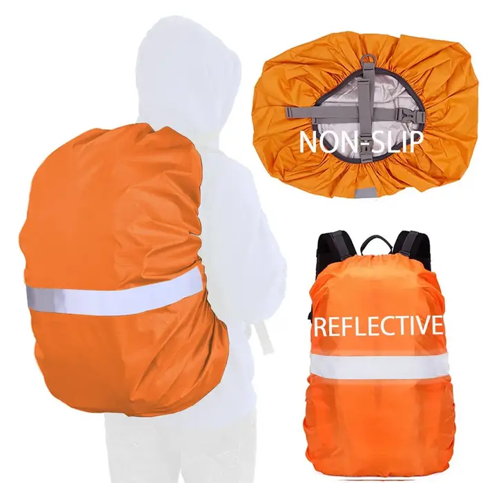Juste de pluie imperméable pour sac à dos avec sangle, sac à dos amélioré, randonnée, camping, cycli