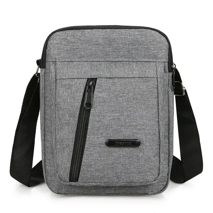Sac à bandoulière en toile de Sport pour hommes polyvalent réglable adapté aux vêtements d'affaires et décontractés parfait pour les sacs à main de voyage Bolsa