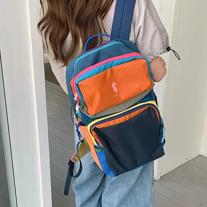 Sac à dos Alpaca multicolore unisexe léger et polyvalent pour le sport