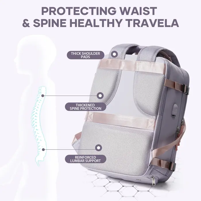 Sac à dos de compression sous vide avec pompe à vide, sac à dos de voyage gain de place pour vêtemen