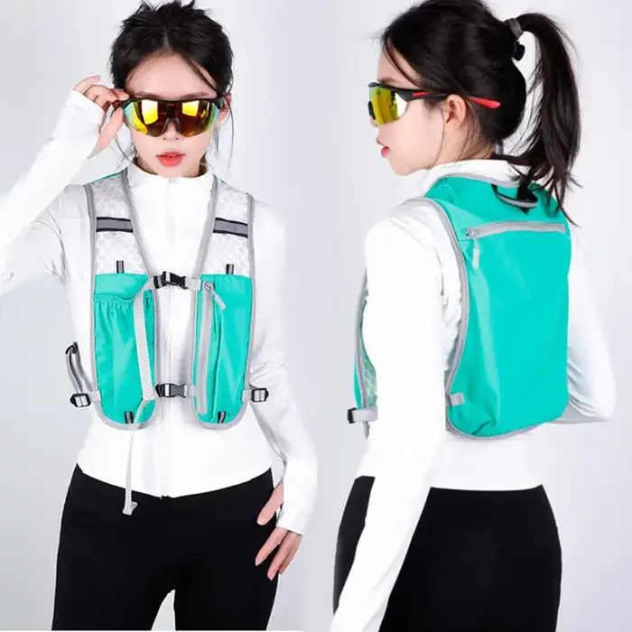 Sac à dos léger pour l'hydratation sportive, idéal pour la randonnée, la course à pied, le jogging, le cyclisme, le marathon, la course sur sentier, design réfléchissant