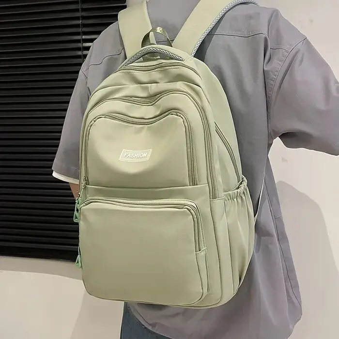 Sac à dos décontracté de grande capacité pour collégiens
