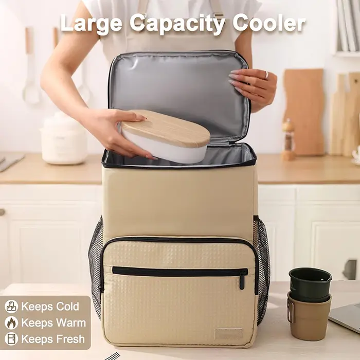 Sac à dos isotherme portable pour livraison