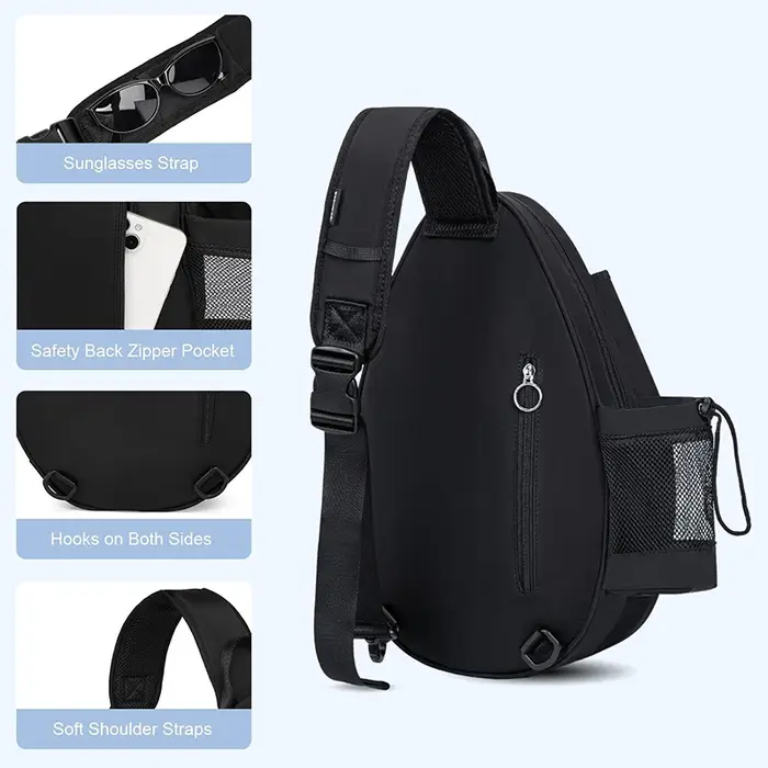 Sac de Tennis, sac à dos de Tennis matelassé pouvant contenir 2 raquettes