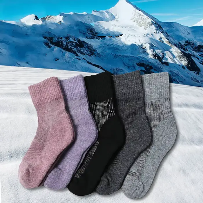 Chaussette thermique en laine mérinos pour hommes et femmes