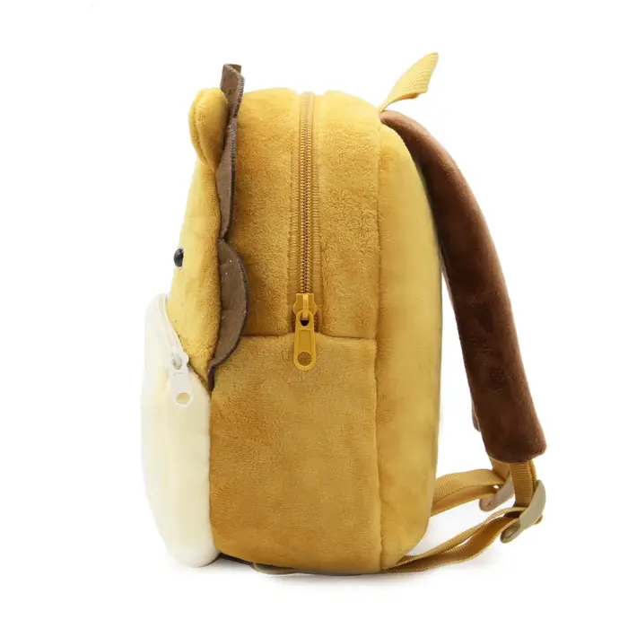 Garçons filles école sac à dos mignon Animal Lion enfants en peluche sac à dos maternelle