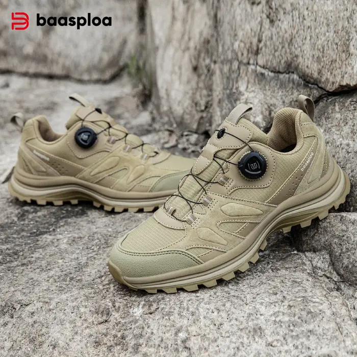 Baasploa – chaussures de randonnée en cuir pour hommes