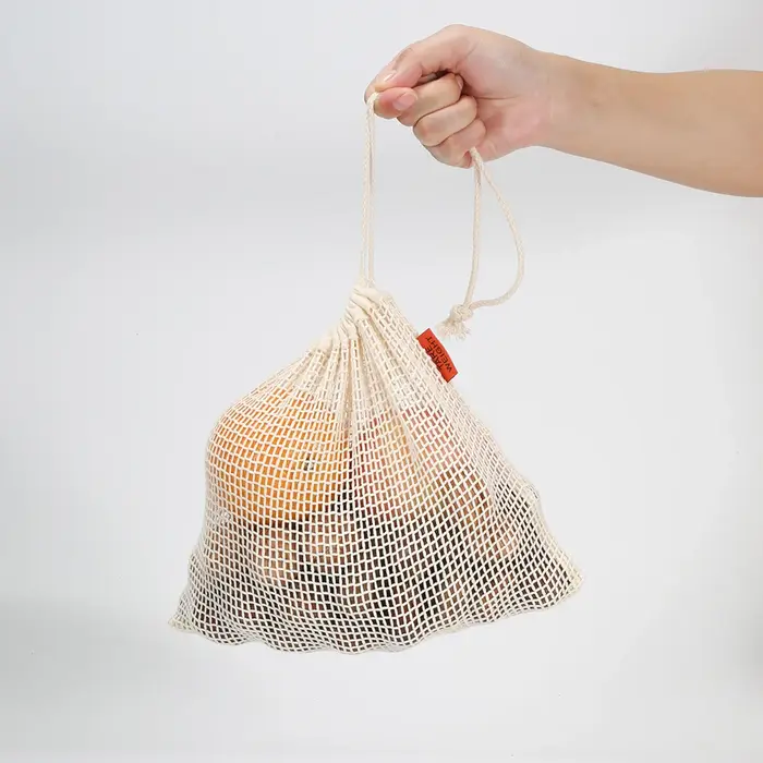 Sac de produits réutilisable en coton biologique