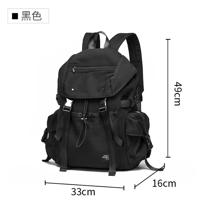 MOYYI sac à dos de voyage en plein air Oxford étanche écoliers mode tendance sac pour hommes Mochila Tactica 26L sport pêche