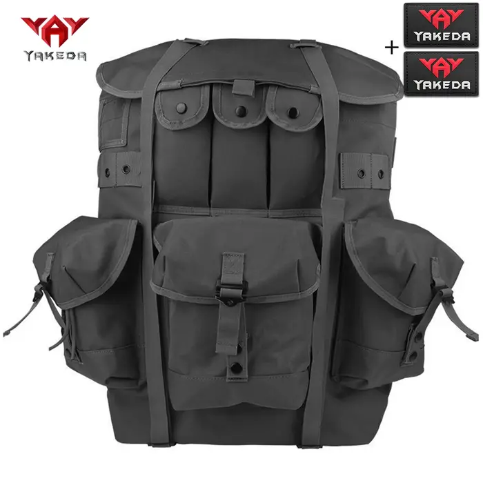 Sac à dos de chasse YAKEDA grande capacité pour l'extérieur, avec cadre métallique, bretelles élargi