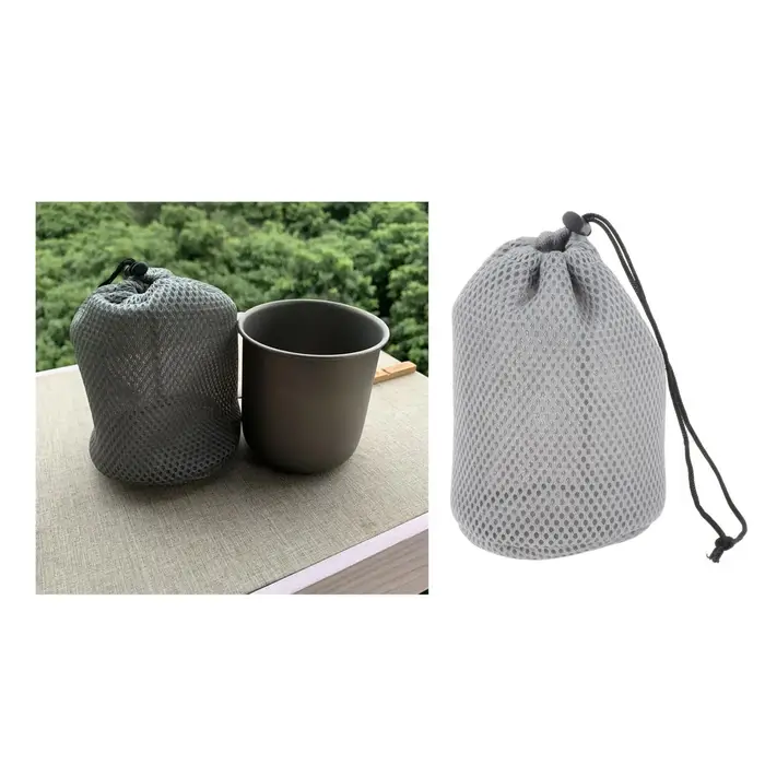Mini sac à cordon en maille Durable