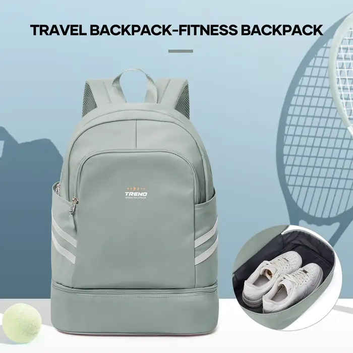Sac à dos Sport Gym Sackpack, Nylon léger résistant à l'eau pour salle de sport Shopping Sport Yoga 