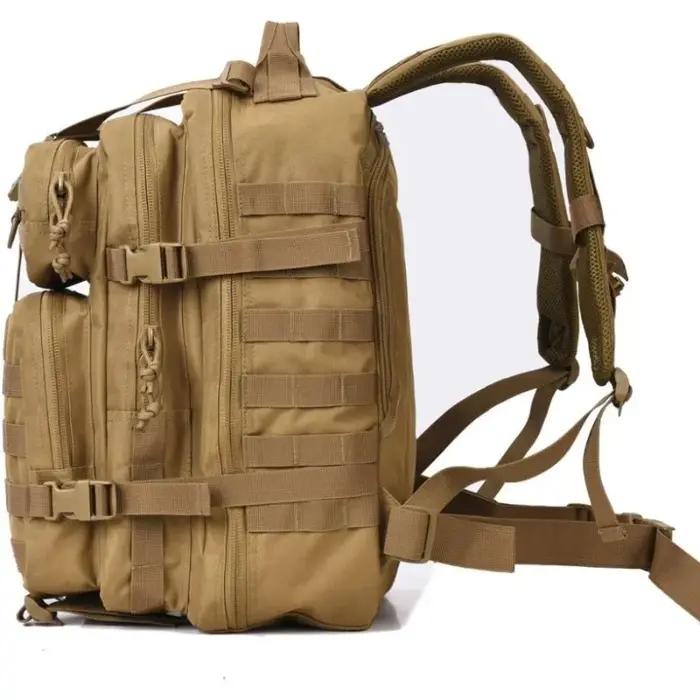 Sac à dos tactique 3P, sac à dos de voyage pour randonnée en plein air et alpinisme, sac à double bandoulière, livré avec un sac de poitrine