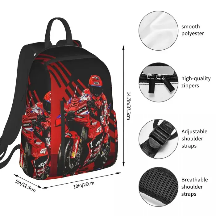 Sac à dos de course de moto Marqueze