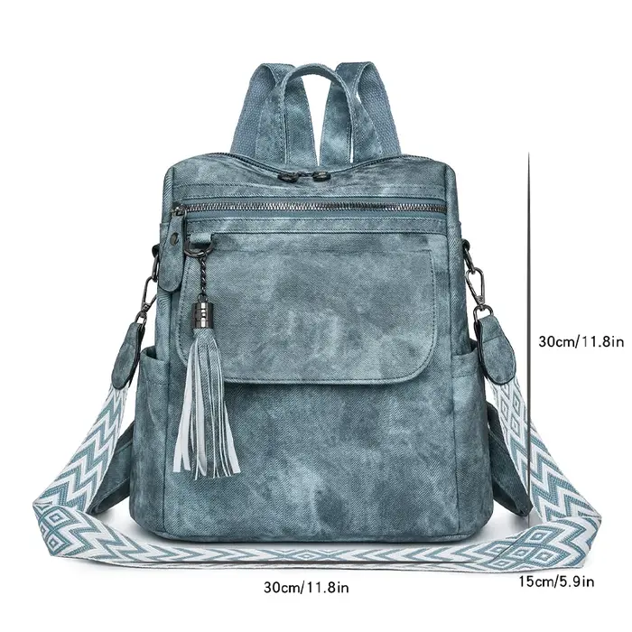 Sacs à dos en cuir solide pour femmes