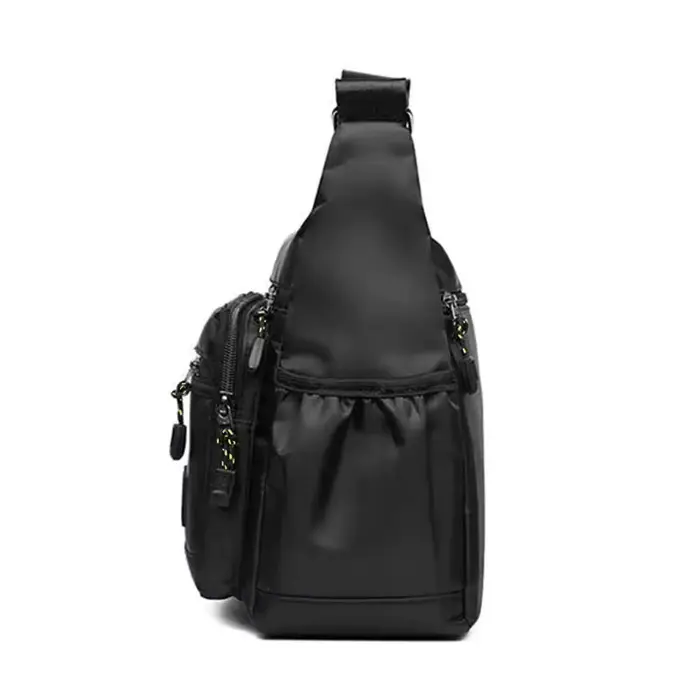 Sac à bandoulière d'affaires pour hommes avec poches multicouches