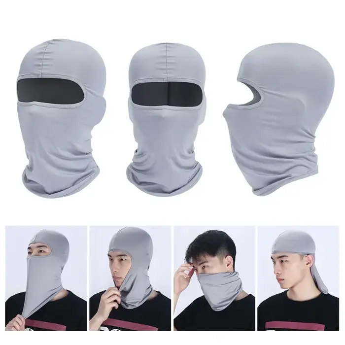 Masque facial complet randonnée cyclisme Camping chasse Airsoft casquette vélo couvre-tête été hommes femmes Ski