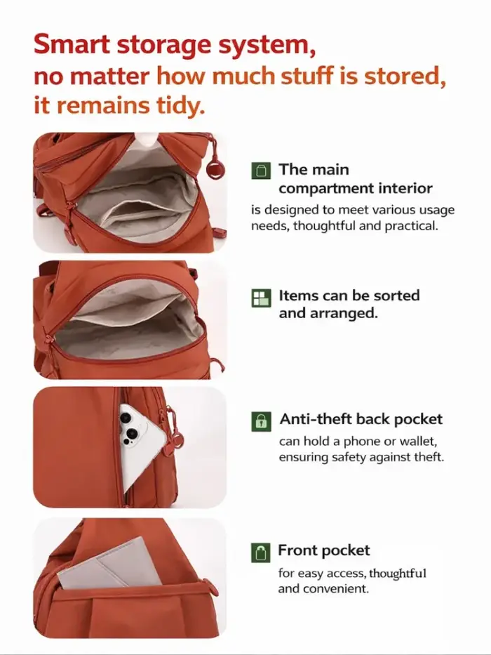 Mini sac à dos léger pour femme