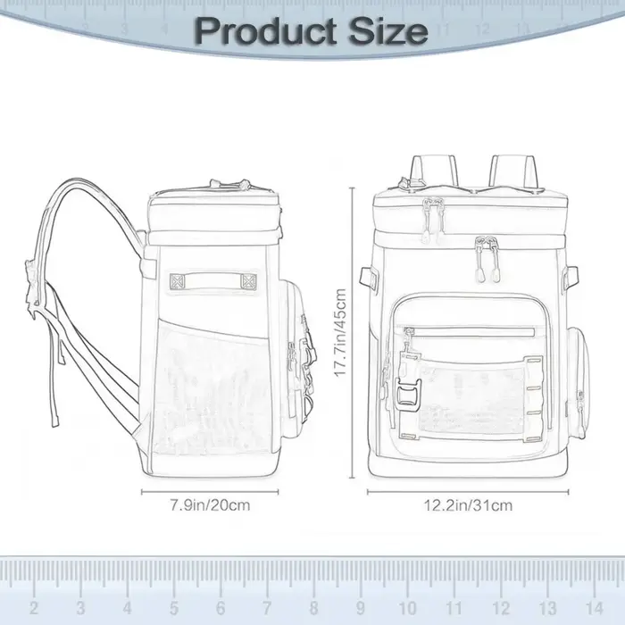 Sac à dos isotherme multi-compartiments