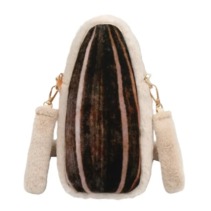 Sac à bandoulière en forme de sac de nourriture géant