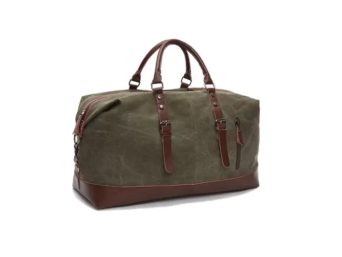 Sacs de voyage en toile et cuir pour hommes