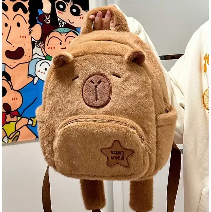 Capybara sacs à dos bébé éducation de la petite enfance mignon sac d'école enfant dessin animé maternelle sac à dos sac de voyage pour enfants cadeau