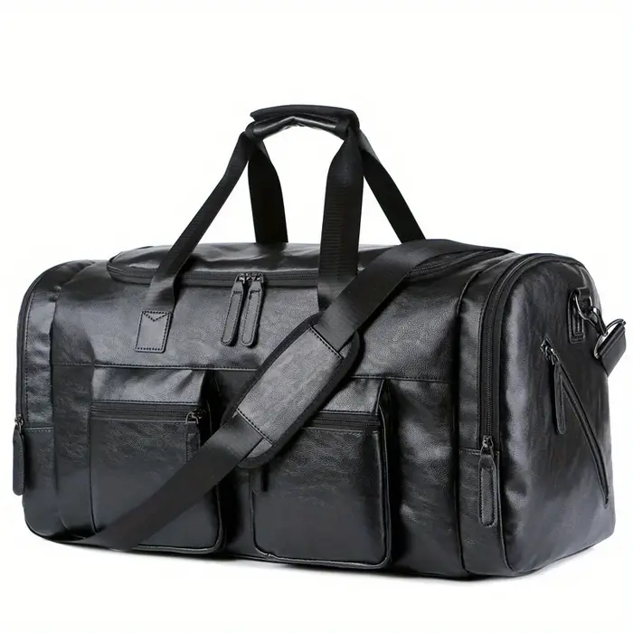 Sac de voyage élégant pour hommes, réglable, multi-compartiments, grande capacité, pour les voyages