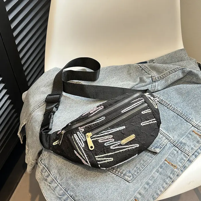 Sacs banane pour femmes et hommes, sacs de taille à la mode, sacs à bandoulière légers, sac banane p