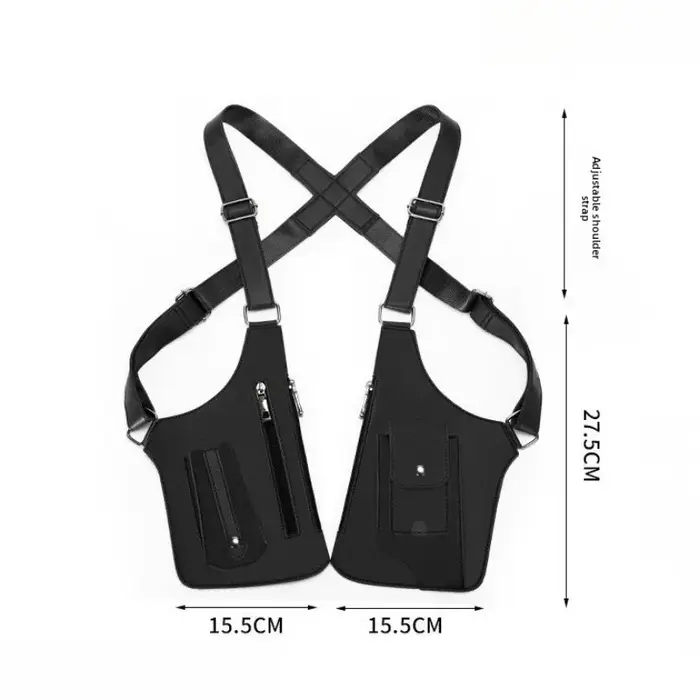 Sac tactique rétro à double bandoulière