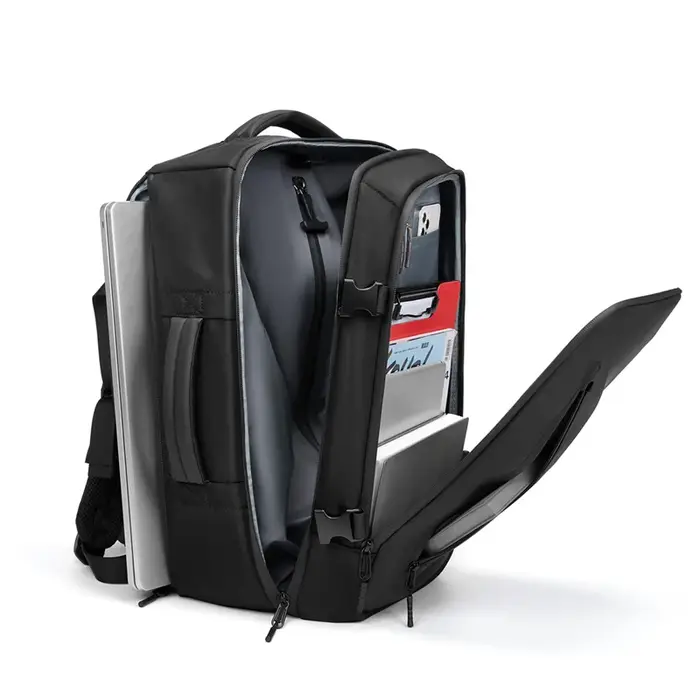 Voyage hommes compression sous vide sac à dos affaires 16 pouces sac à dos pour ordinateur portable